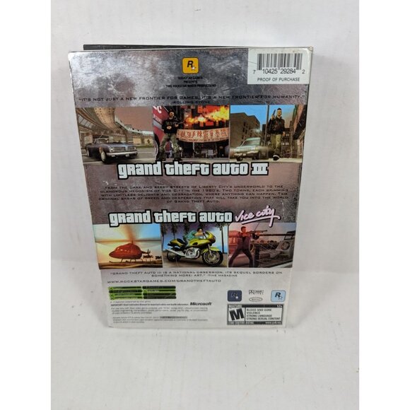 Grand Theft Auto III & Vice City The Xbox Collection Versions Tested Doublt Pack - Picture 4 of 11